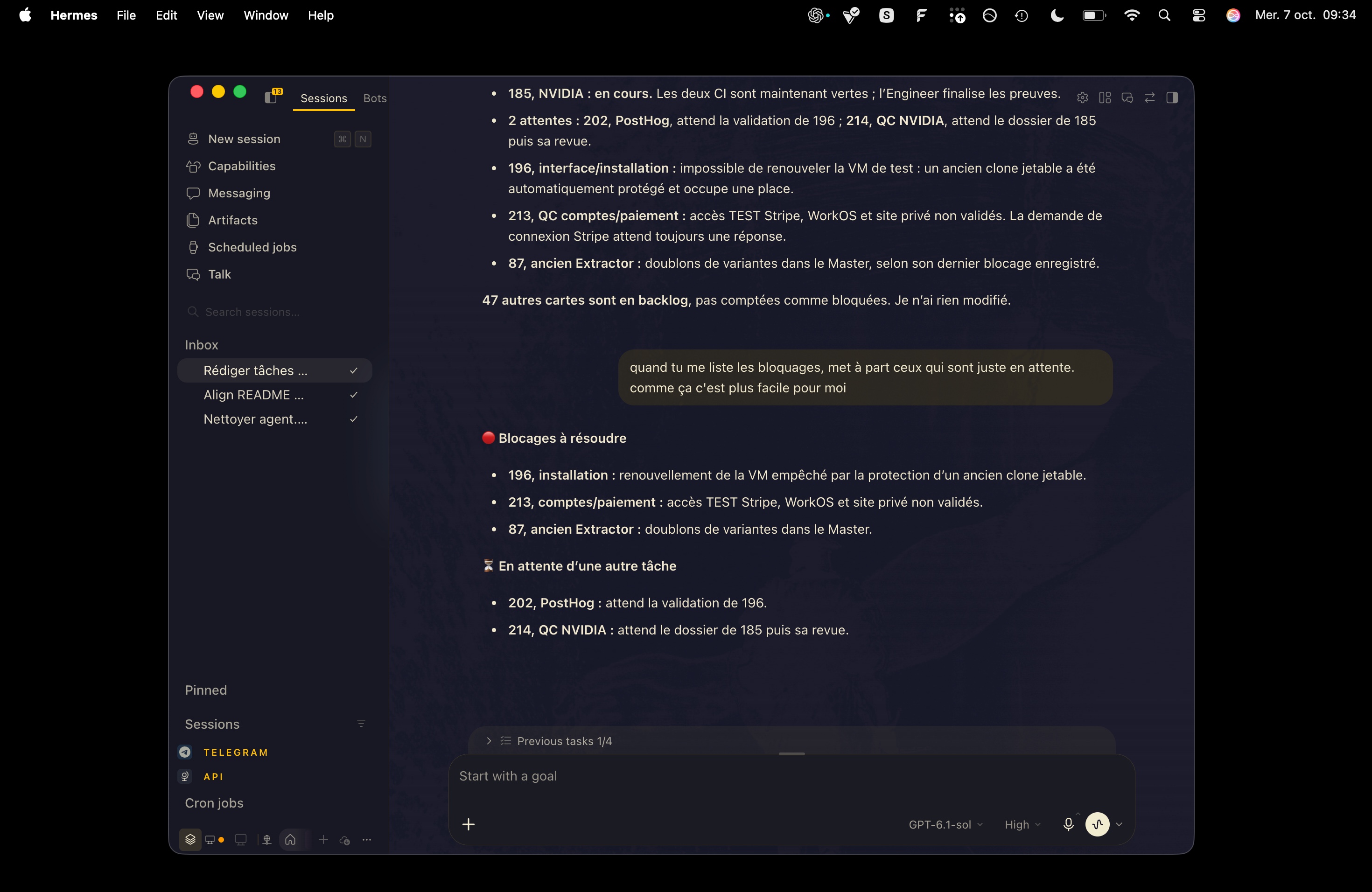 Codex Skin with a dark blue theme