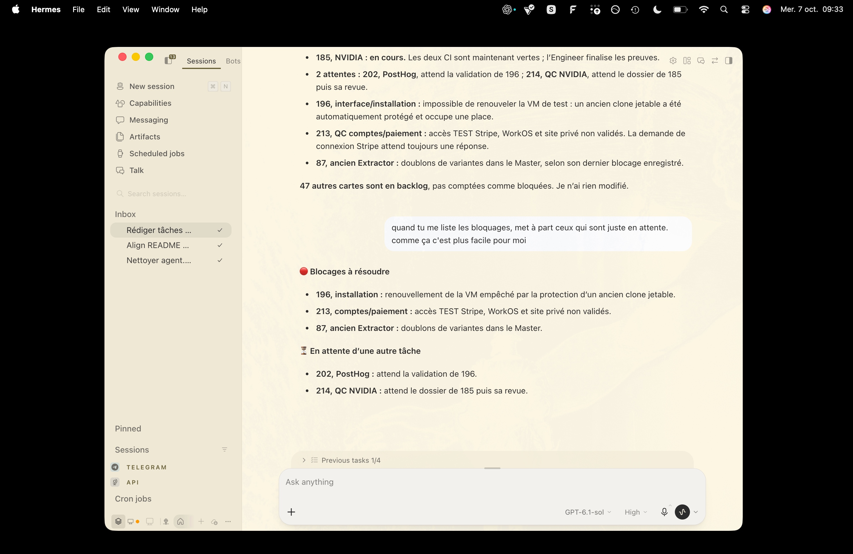 Codex Skin with a light cream theme