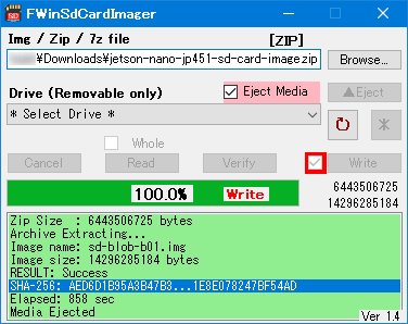 FWinSdCardImager Windows SD-Card Image Read Write App