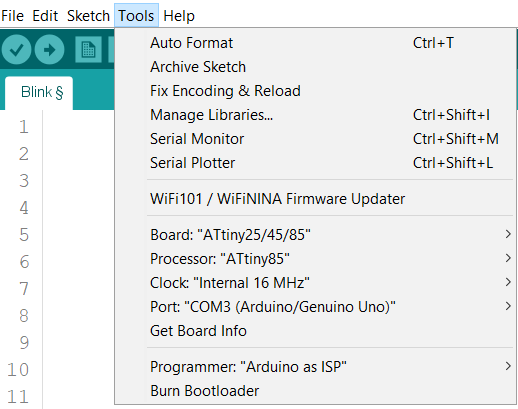 Arduino IDE Setup