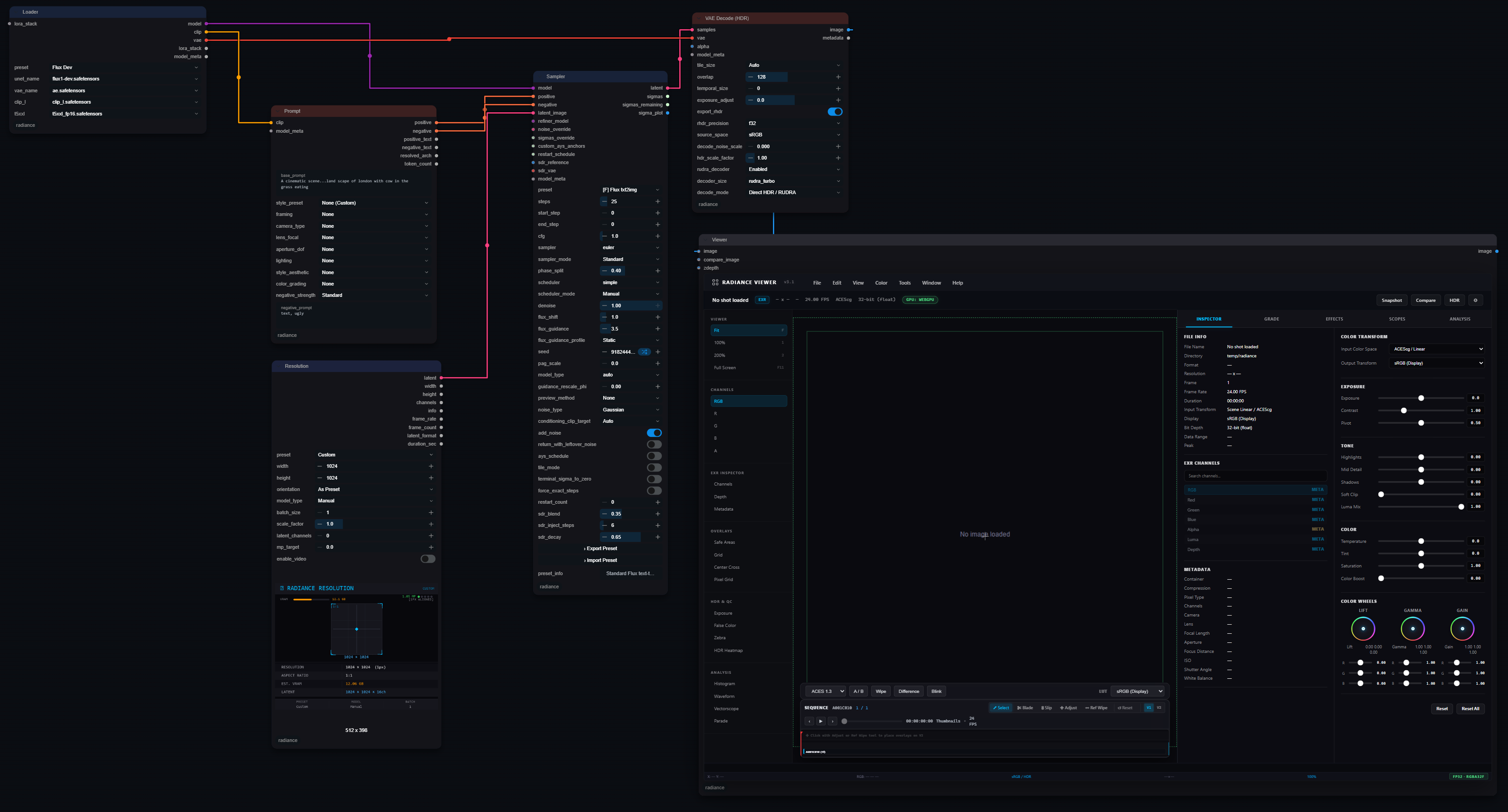 Radiance starter workflow from model loading to HDR review