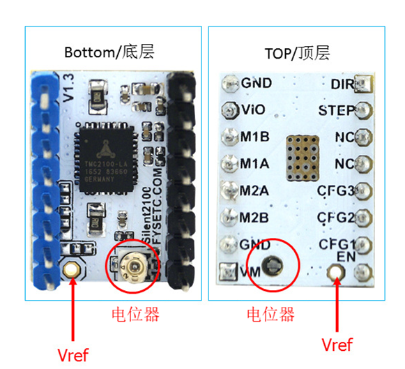 TMC2100电流设置