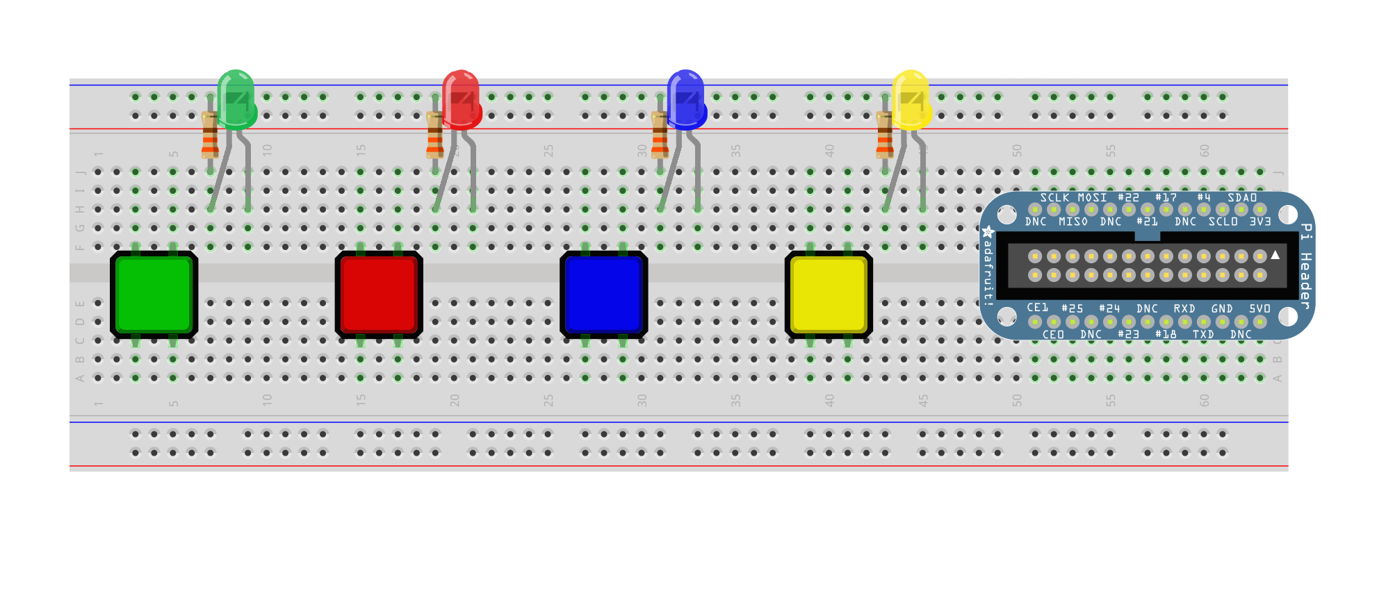 Breadboard conponents only