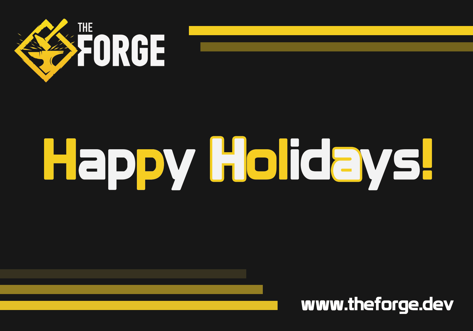 Happy Holidays and a happy new Year!