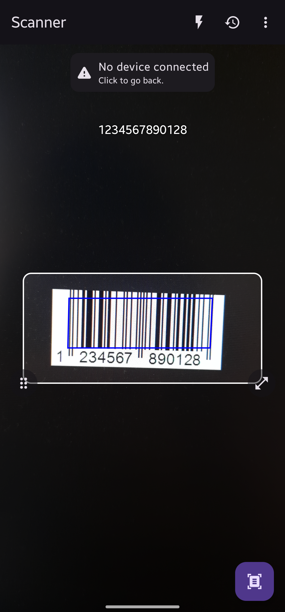 Screenshot 2 of HID Barcode Scanner — opens full size