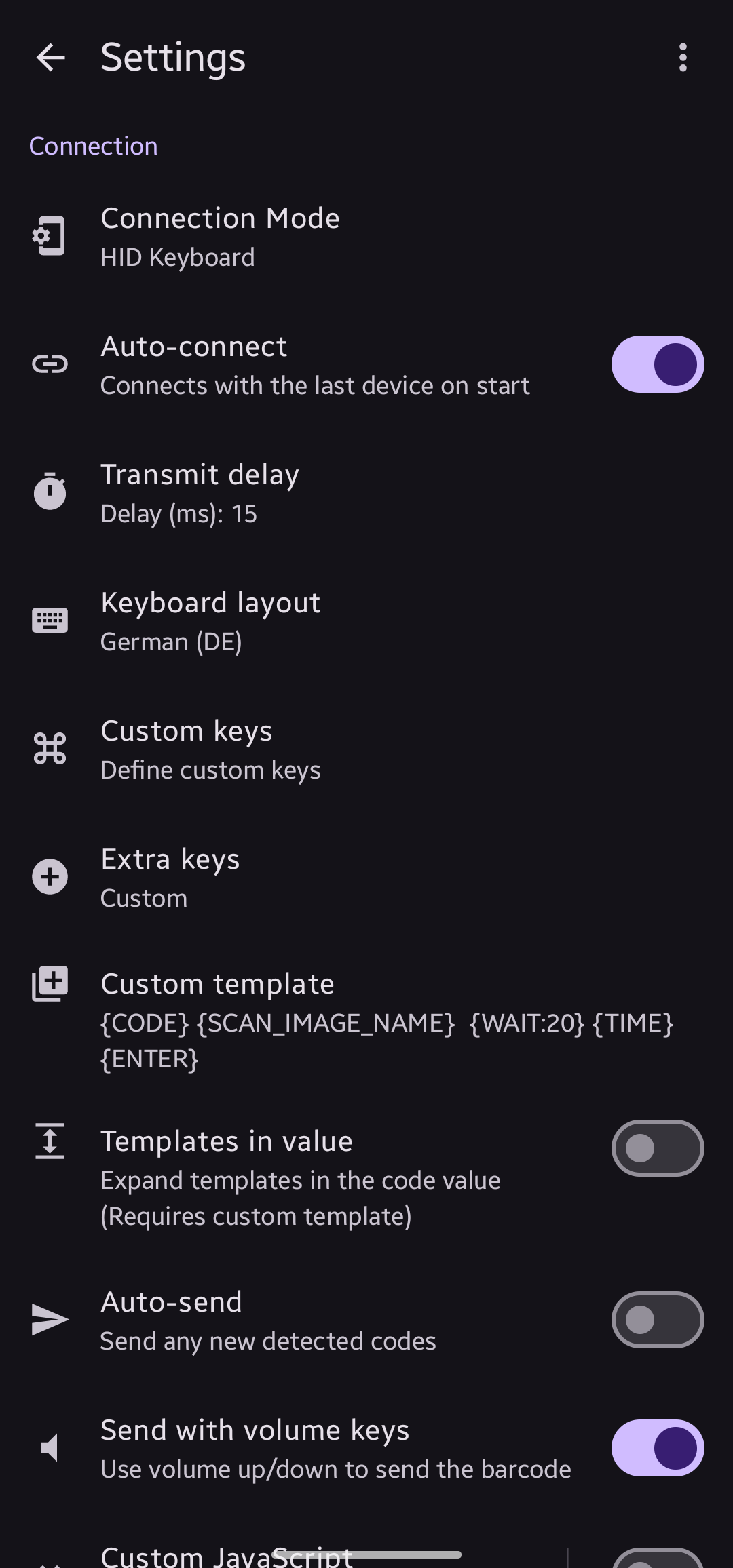 Screenshot 4 of HID Barcode Scanner — opens full size