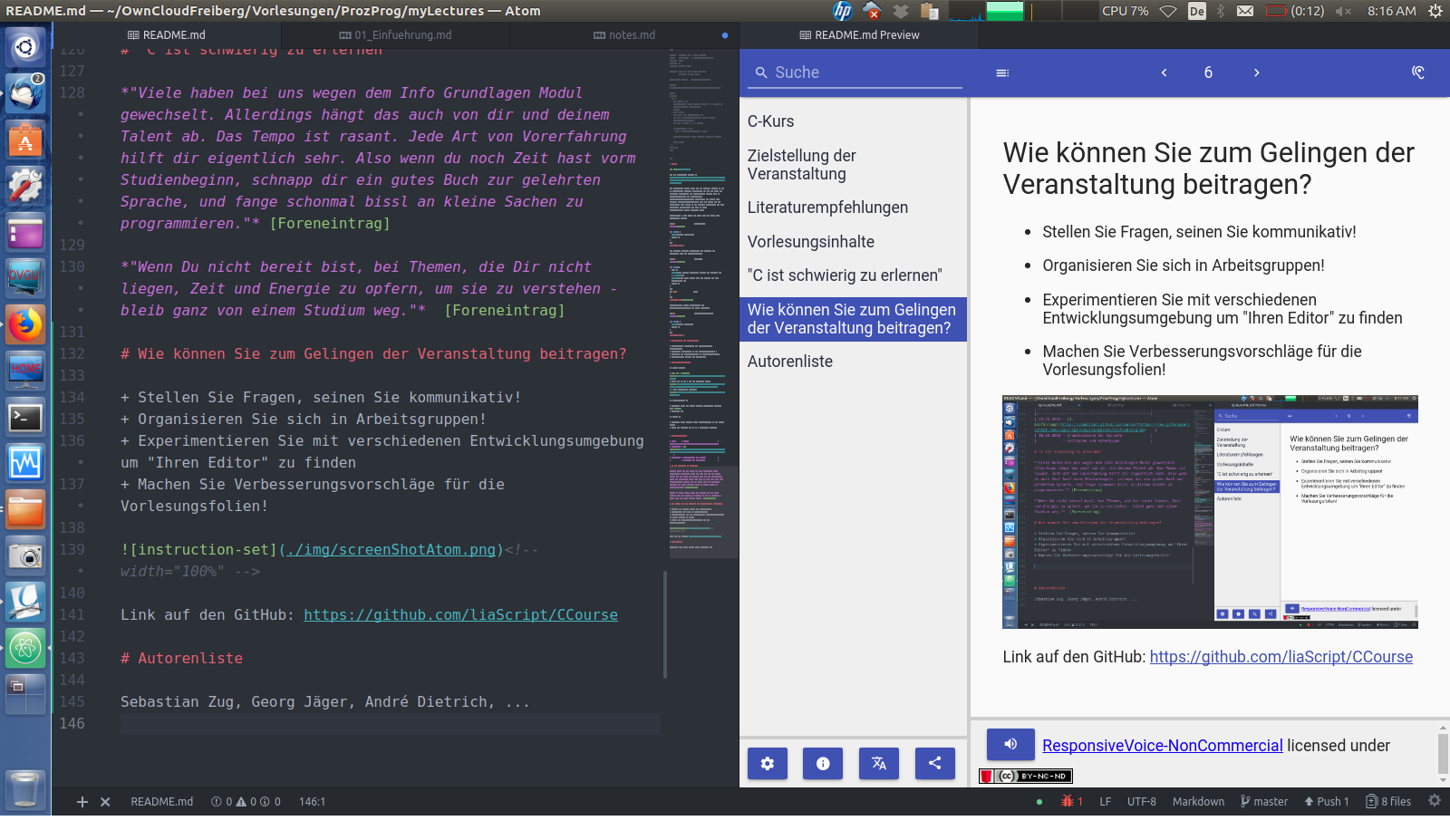 Atom IDE Screenshot