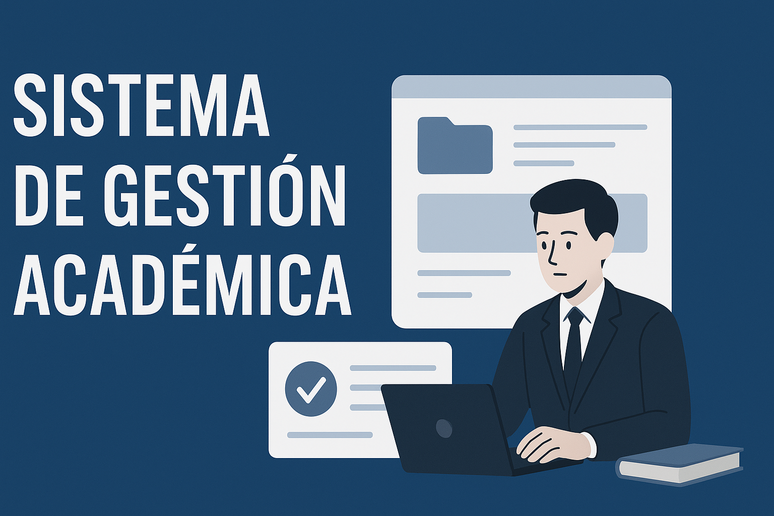 Imágen promocional del Sistema de Gestión Academica