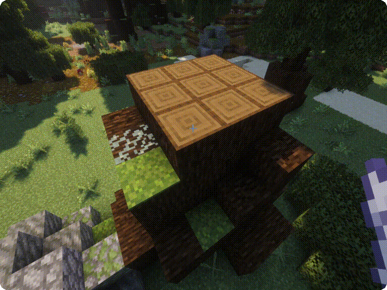 Mod Showcase - Using bonemeal to heal wood