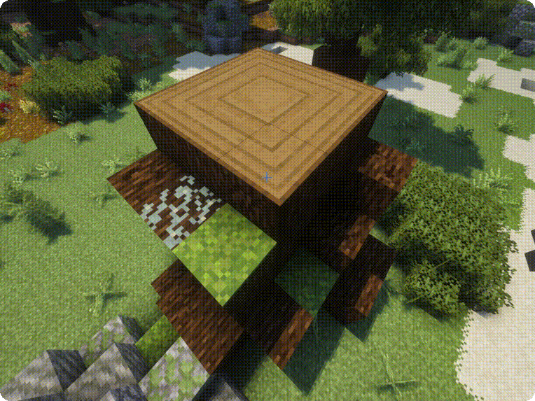 Mod Showcase - Using bonemeal to heal wood