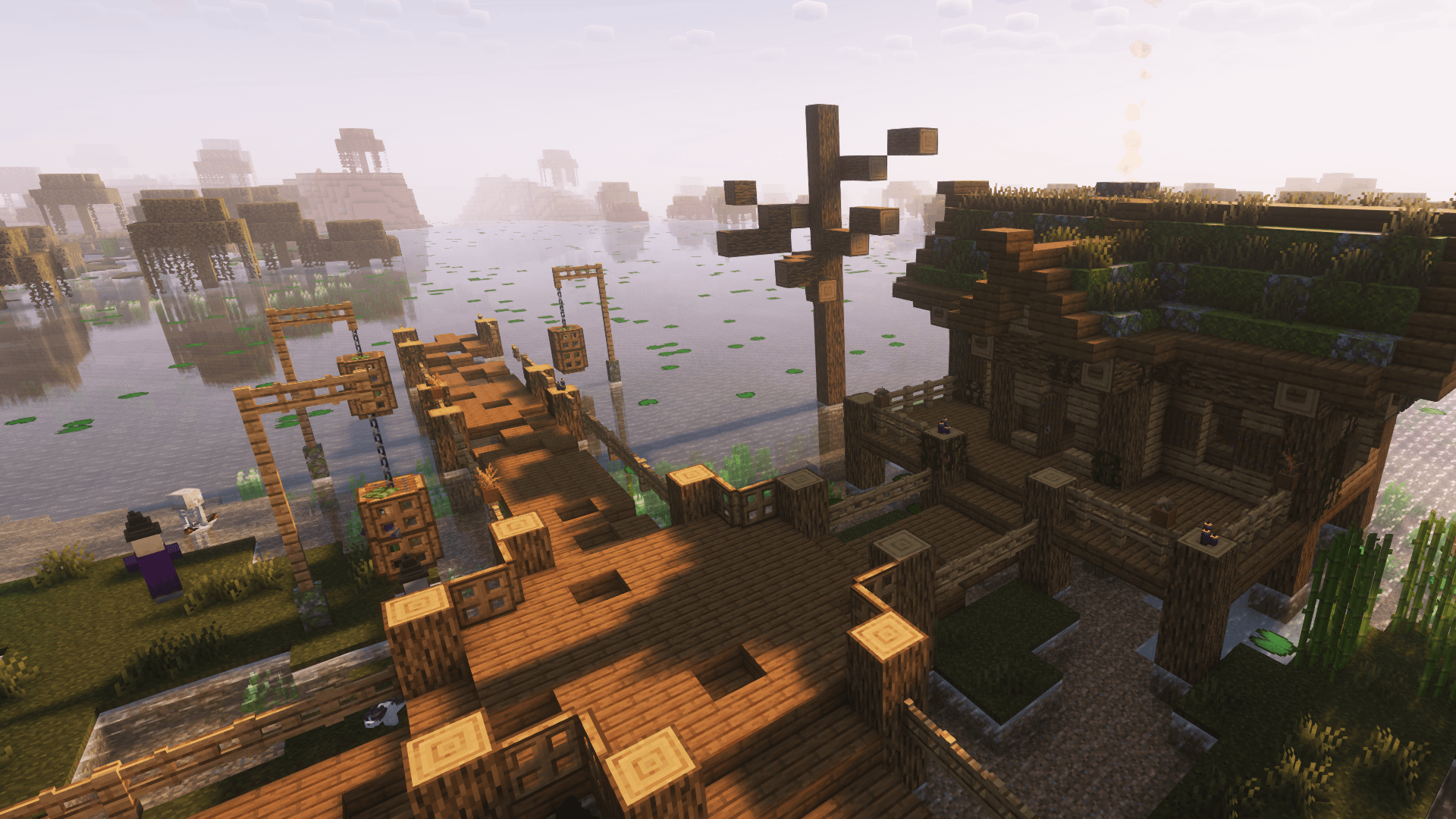 Swamp Witch Village at day