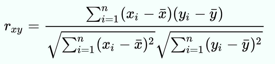 Pearson metric