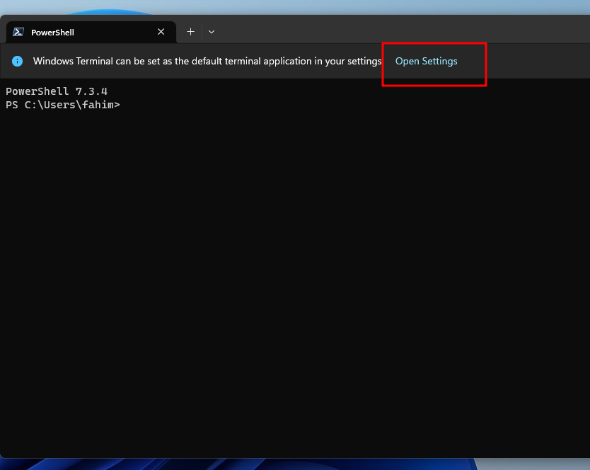 Windows Terminal Settings Customization