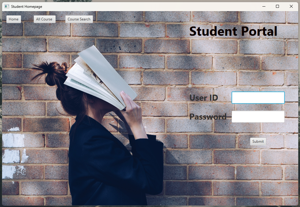 student portal homepage