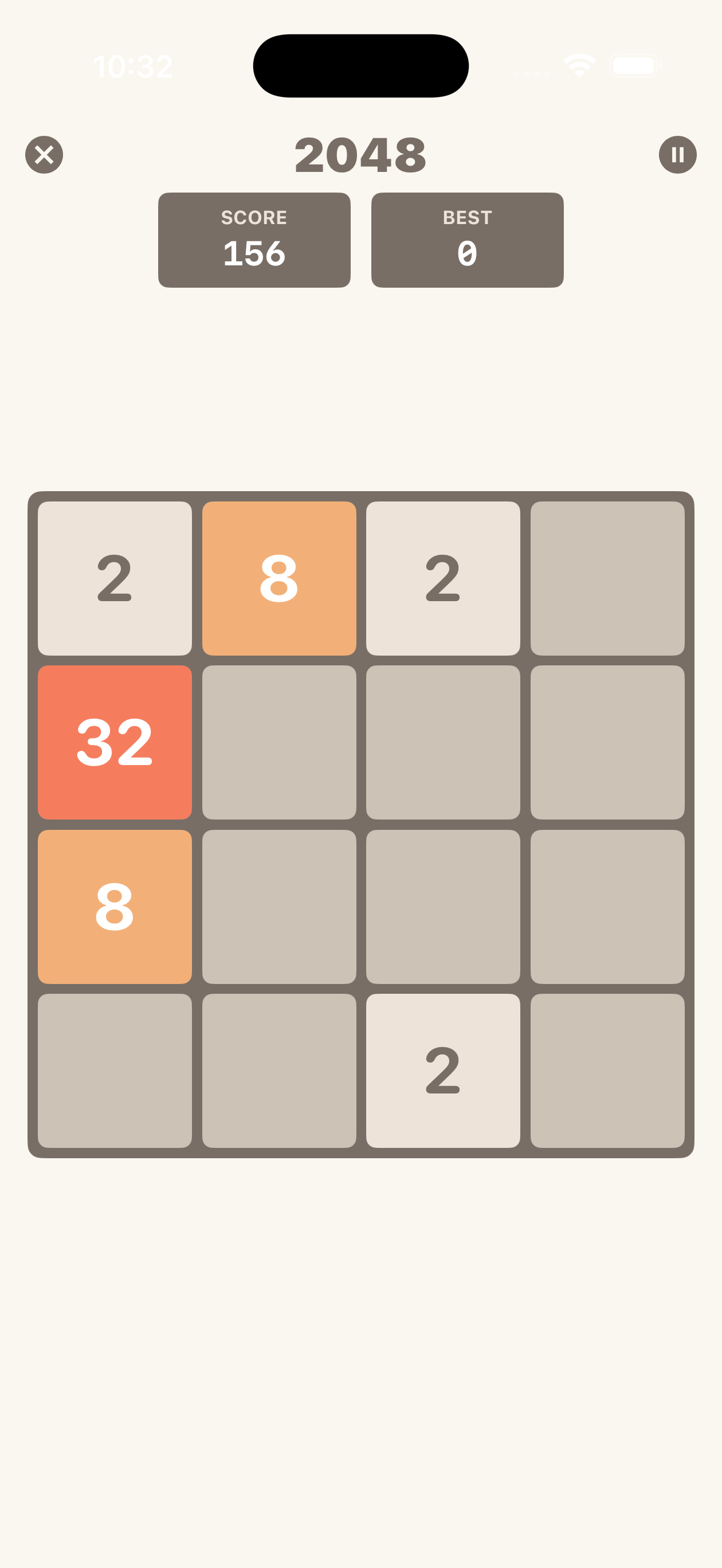 Faire-Games 2048 iOS