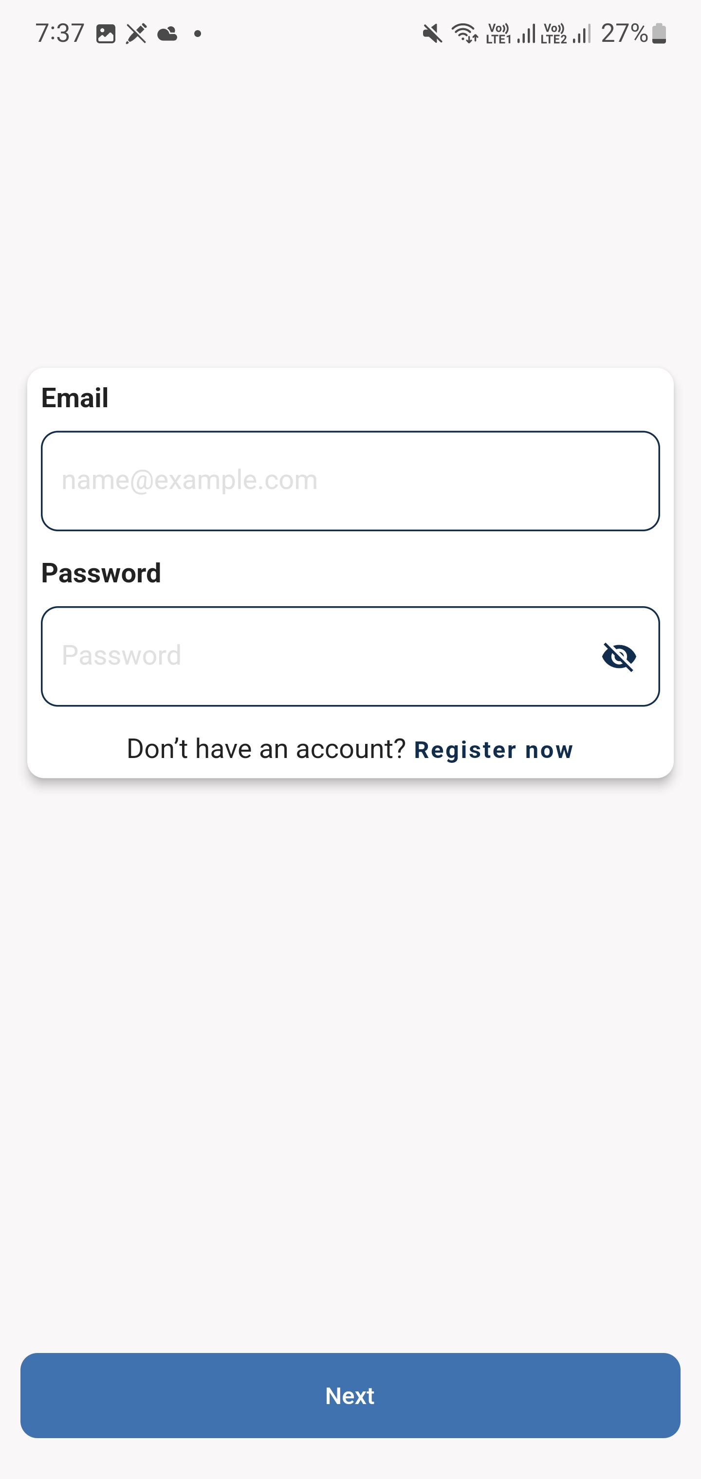 Login Page