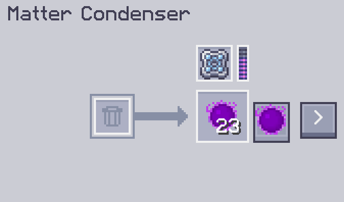 Matter Condenser GUI