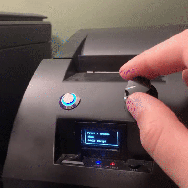Comic Printer in action!
