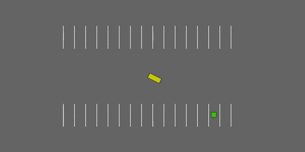 DDPG agent solving parking-v0