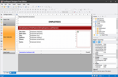 fastreport pdf export