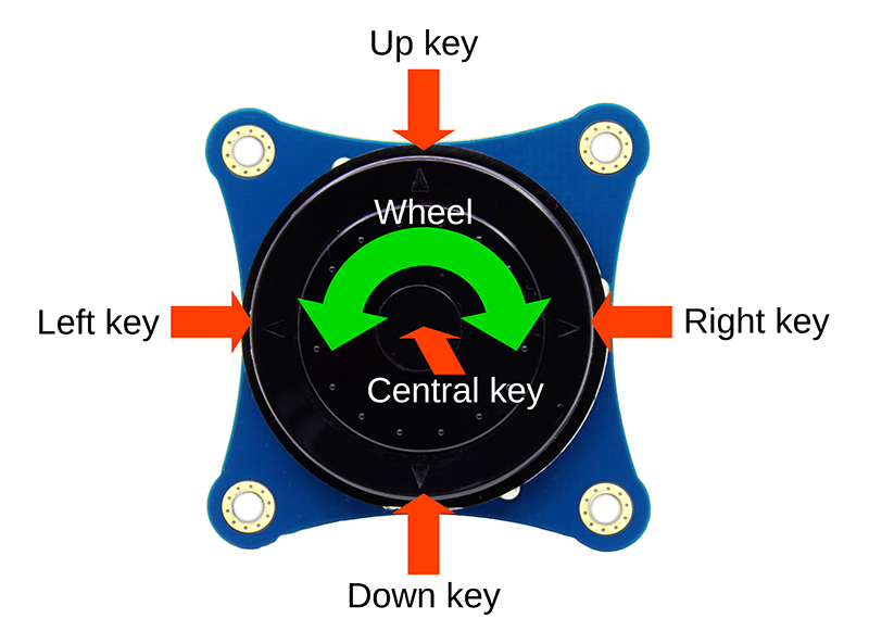 I2CNavKey 7 functions