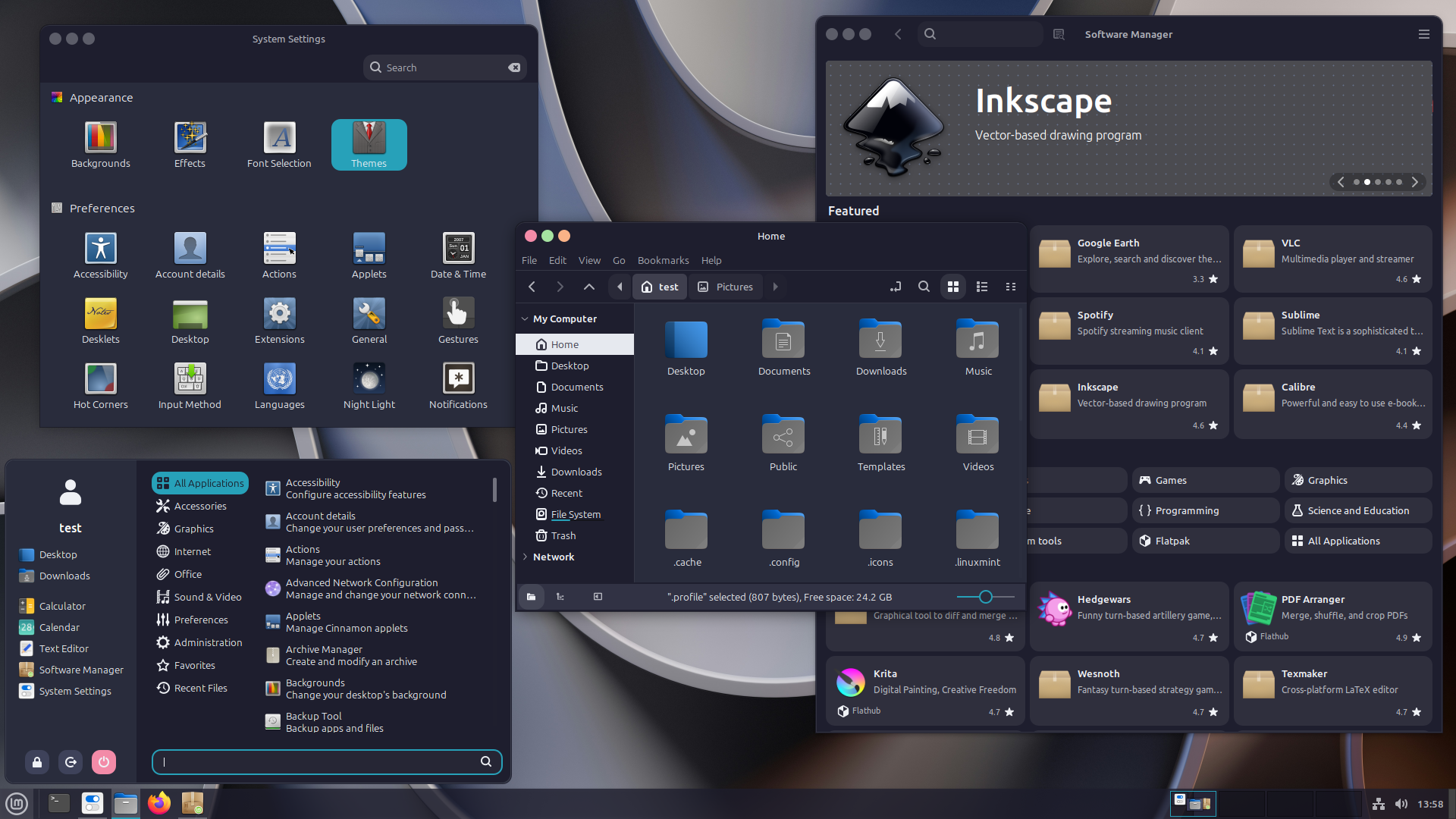 Cinnamon Desktop