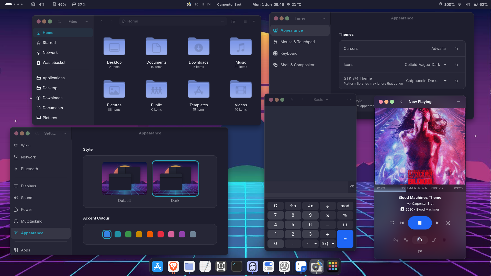 Catppuccin GTK Preview