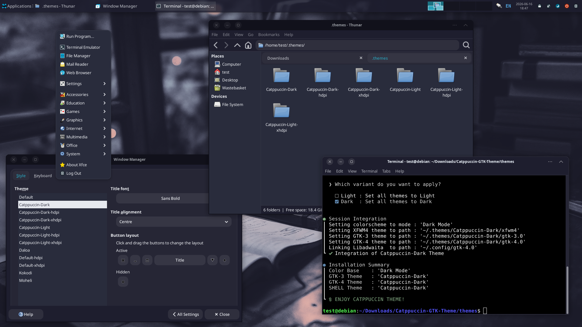 XFCE Desktop