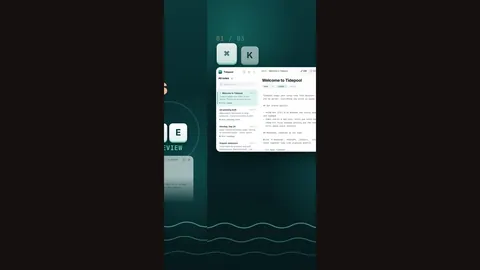 A vertical short with a keycap overlay and the caption: as you type.