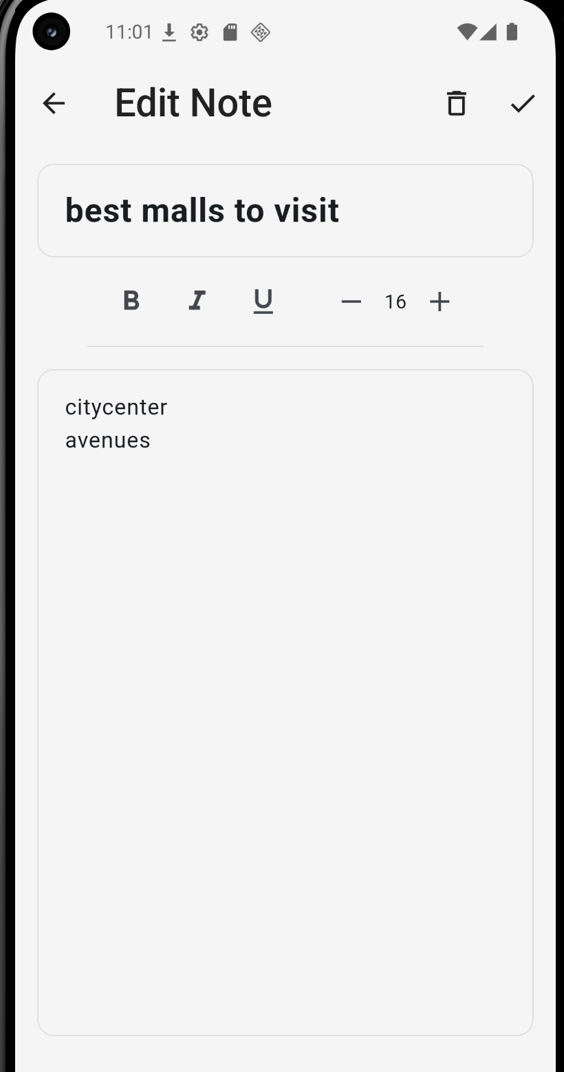 Note Editor