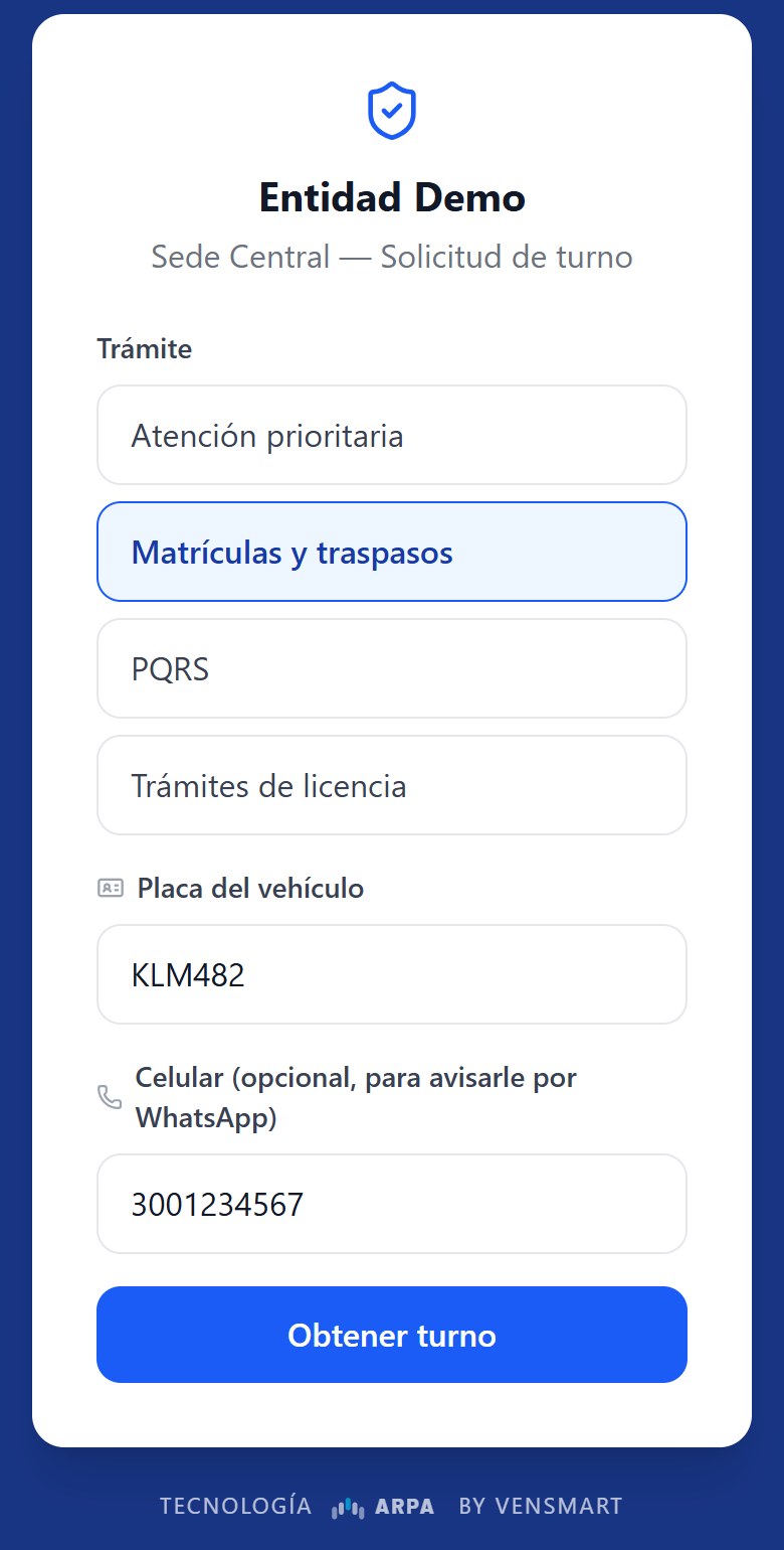 Portal ciudadano: identificación y celular