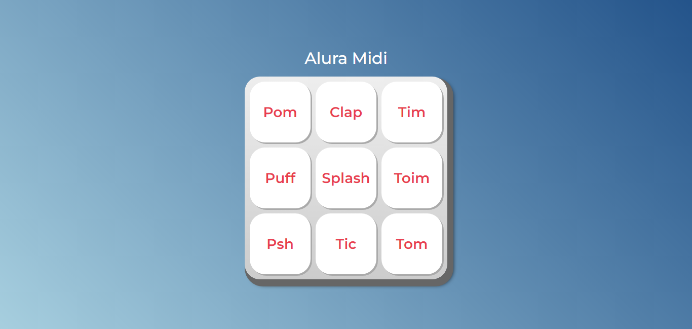 Interface Alura Midi