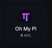 Oh My Pi mascot card