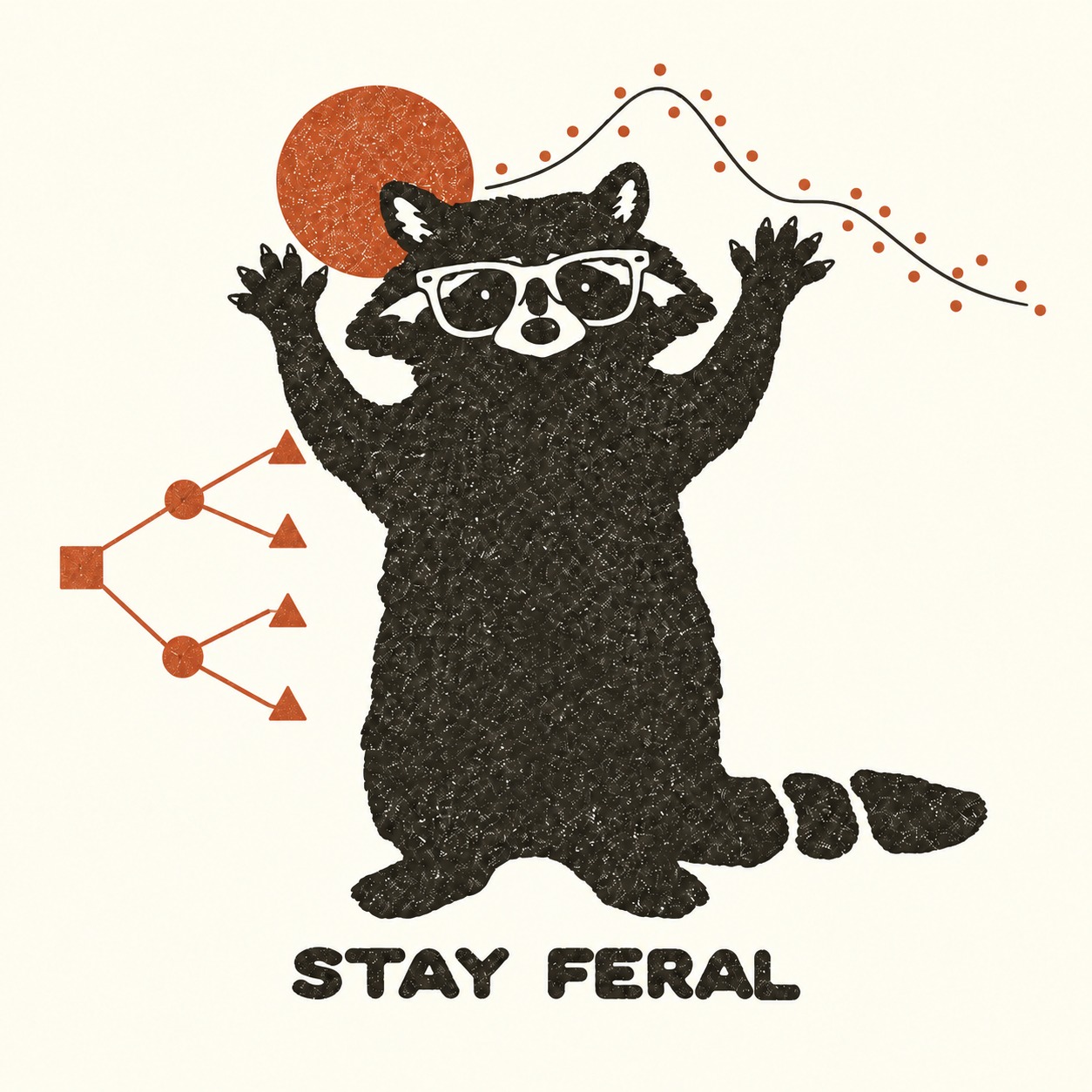 FerAl Lab raccoon logo