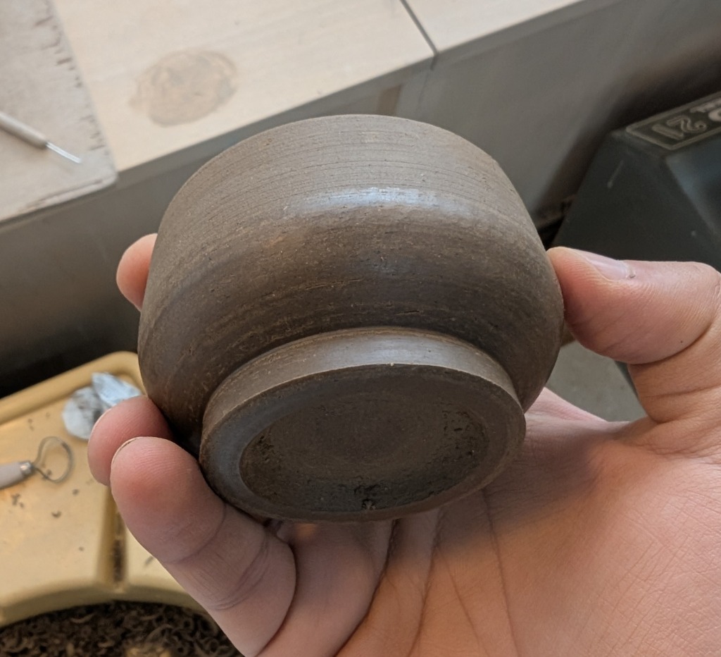 Post-trim finished cup