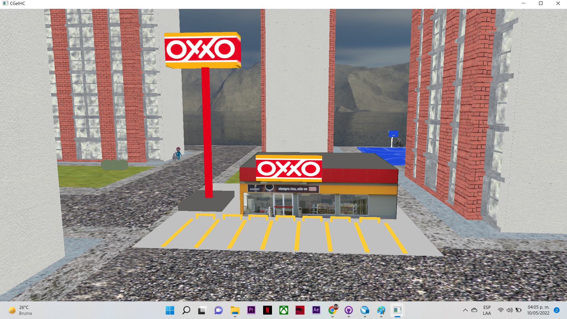 Modelo de la tienda Oxxo y su ubicación