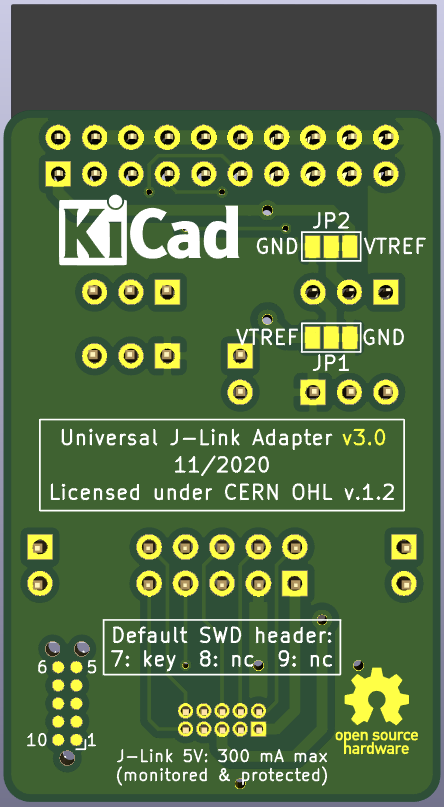 Back of the adapter board