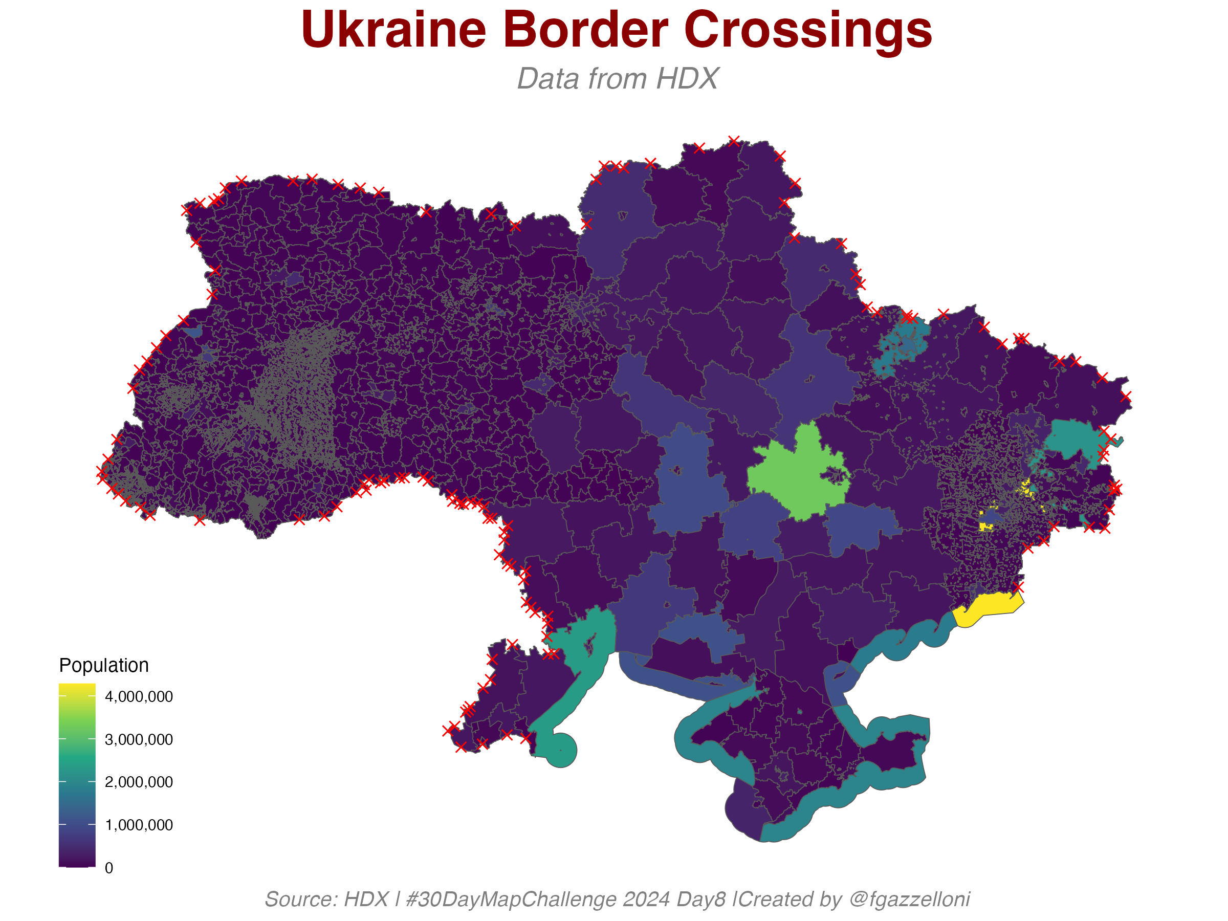 HDX data Map