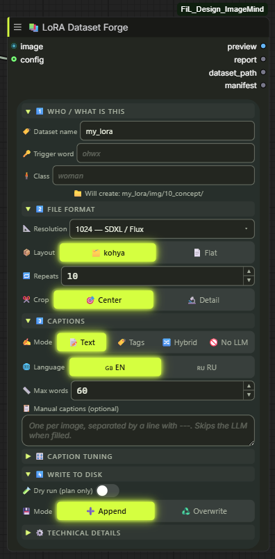 LoRA Dataset Forge