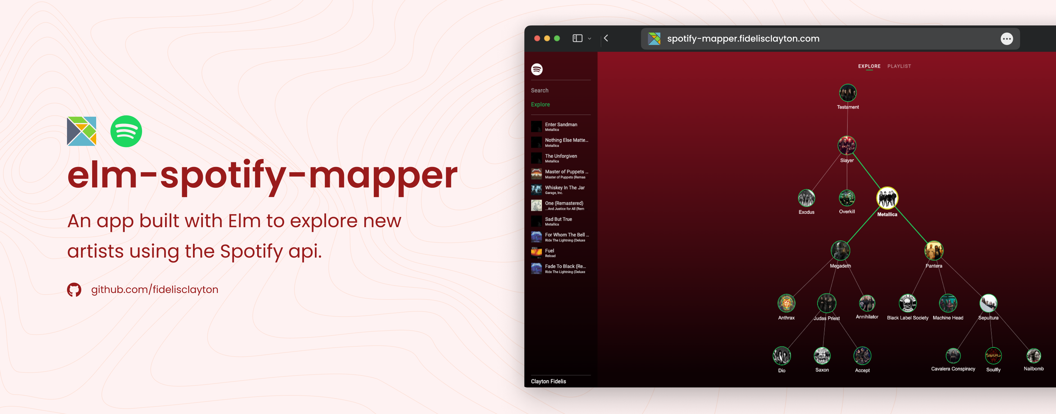 Elm Spotify Mapper