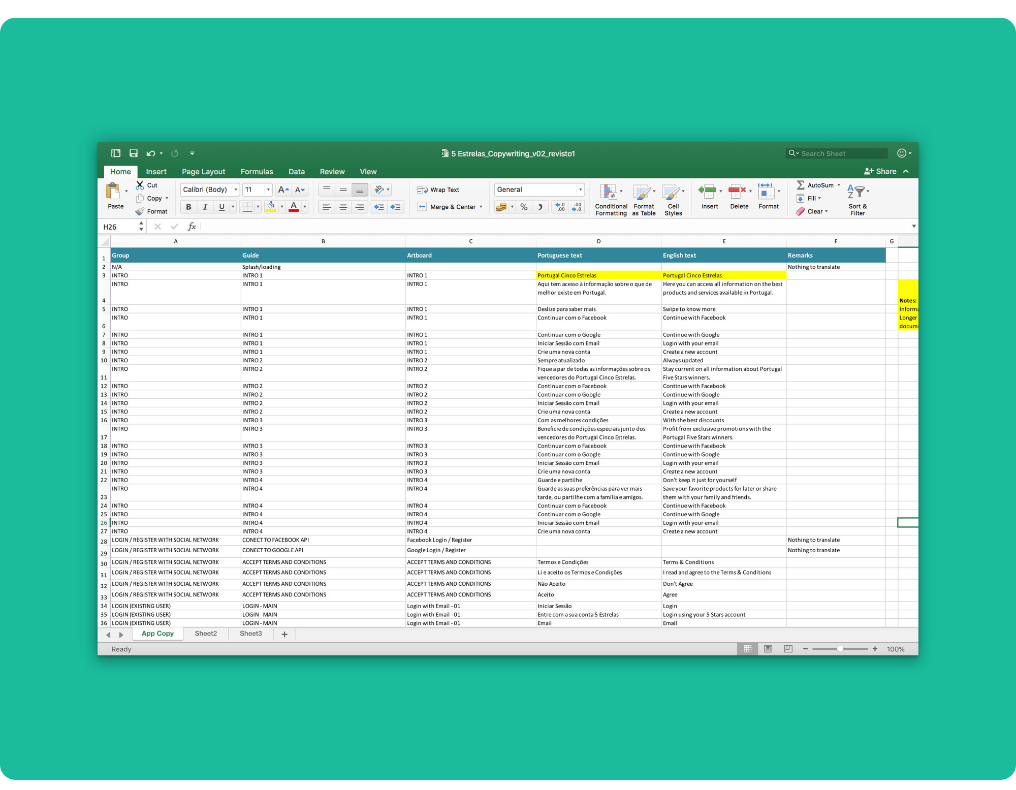 Copy reference in Excel