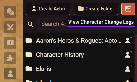 Character Tracker View Button