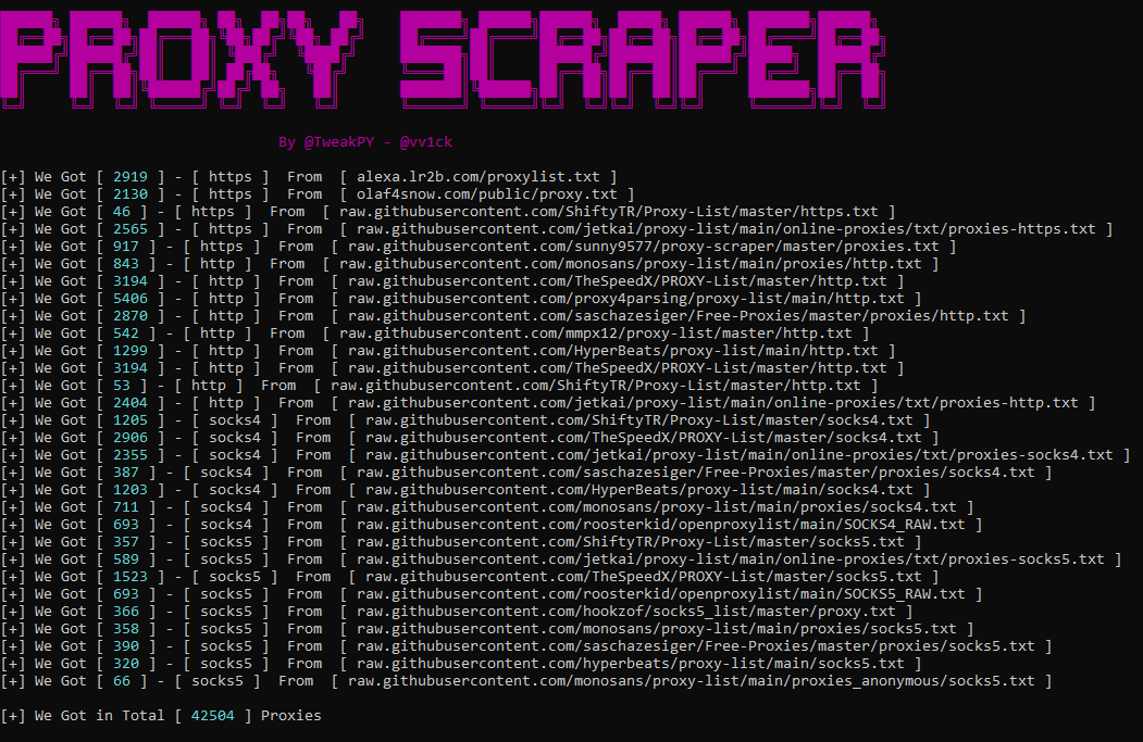 Proxy-Scraper