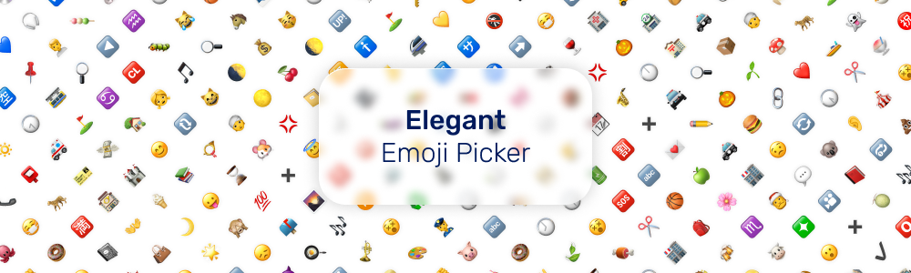 Elegant Emoji Picker Swift UIKit