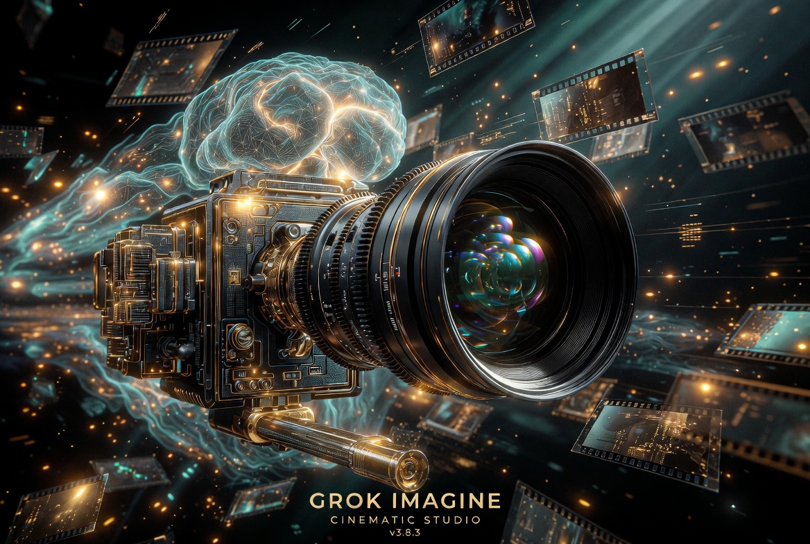Grok Imagine Cinematic Studio - Premium Cinematic Banner