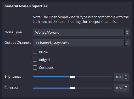 General Noise Properties