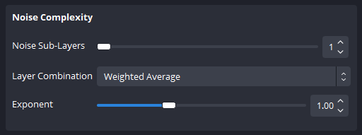 Noise Complexity Properties