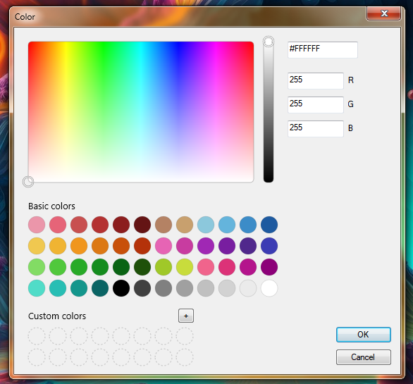 Real Better Dialogs color picker screenshot