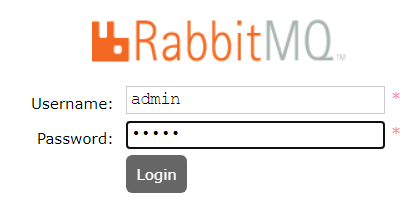 login RabbitMQ instance