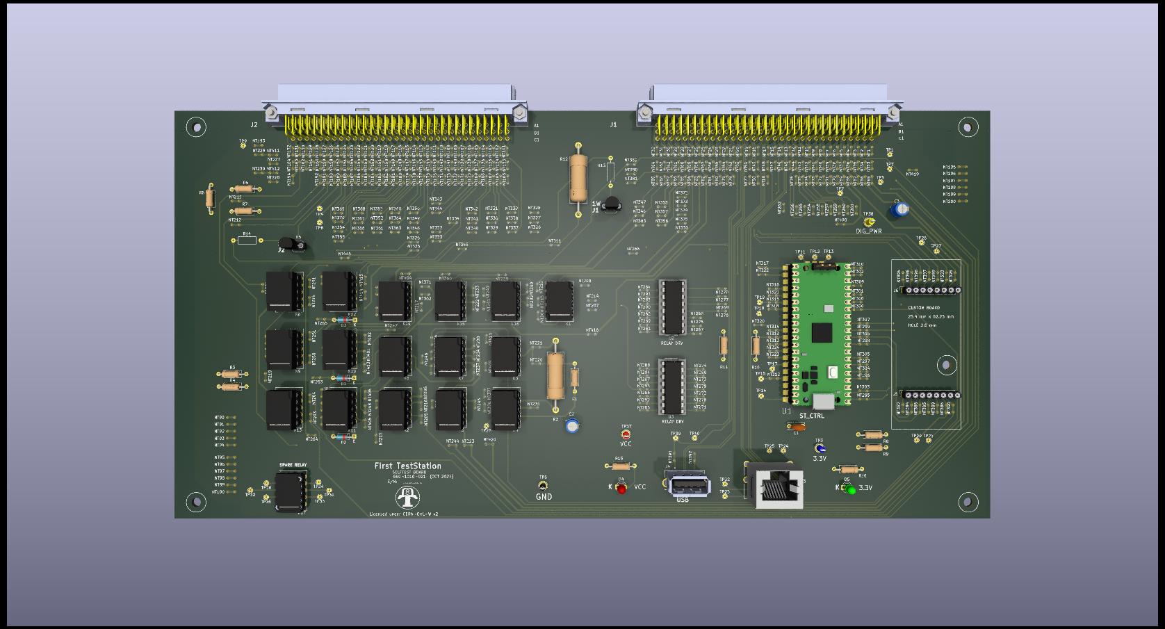 Selftest Board, from the project README